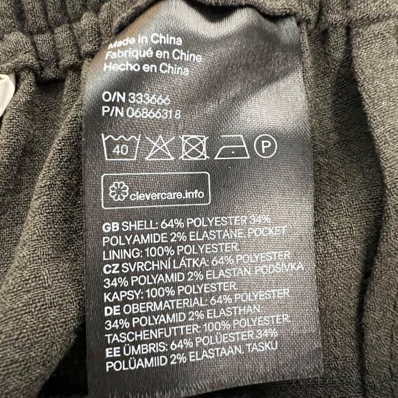 H&M Womens High Rise Pull On Straight Leg Ankle Dress Pants Green 10 Pockets - Picture 9 of 9